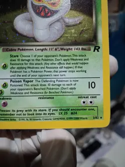 Dark Arbok Team Rocket Pokemon TCG 2/82 Near Mint - Image 4