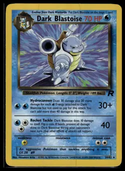 Dark Blastoise (20) #20/82 Pokemon Near Mint or Better Team Rocket - Image 1