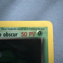 Pokemon Nosferalto Obscur- Dark Golbat 7/82 Team Rocket 1st Edition French HOLO - Image 3