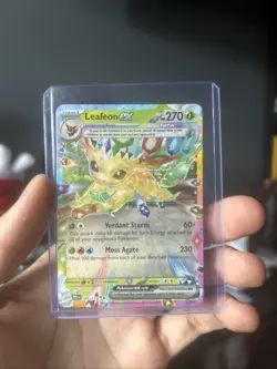 Pokemon TCG Leafeon EX Double Rare Holo Card Sv: Prismatic Evolutions 006/131 - Image 1