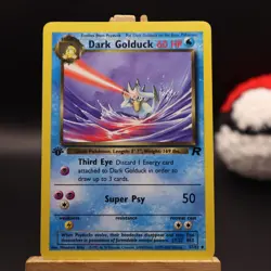 Dark Golduck - 37/82 - 1st Edition - Team Rocket - Pokemon Vintage - Image 1