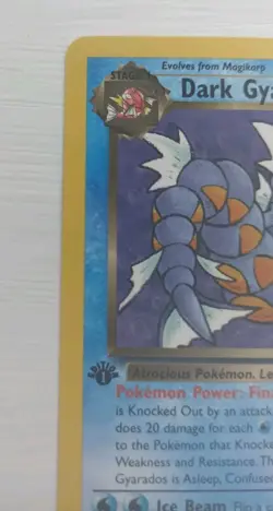 Dark Gyarados 25/82 1st Edition Rare Non Holo Pokemon Team Rocket WOTC Near Mint - Image 4
