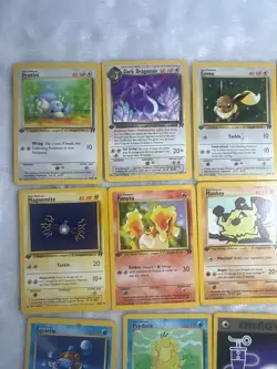 TCG 1st edition team rocket Pokemon lot near mint - Image 2
