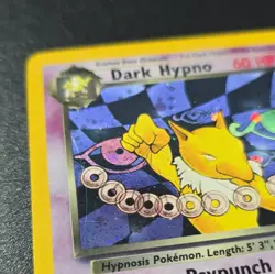 Wizards Pokemon TCG Dark Hypno 9/82 Team Rocket Holo Rare 1st Ed English 2000 - Image 3