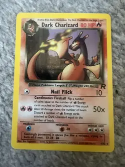 Pokemon TCG Dark Charizard 4/82 Team Rocket 2000 Holo Rare Card MINT / NM - Image 1