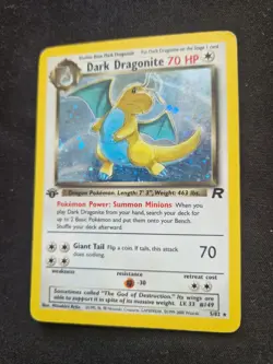 Dark Dragonite Holo *1st Edition* Team Rocket Pokemon Card 5/82 2000 - Image 2
