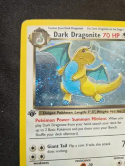 Dark Dragonite Holo *1st Edition* Team Rocket Pokemon Card 5/82 2000 - Image 4