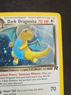 Dark Dragonite Holo *1st Edition* Team Rocket Pokemon Card 5/82 2000 - Image 5