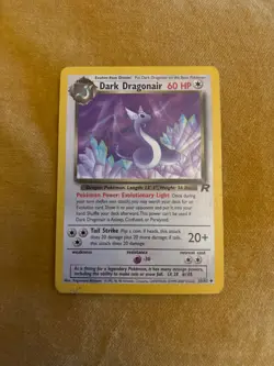 Pokemon TCG Dark Dragonair Team Rocket 33 Regular 1st Edition Uncommon - Image 1