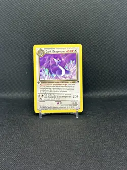 Pokemon Dark Dragonair TCG Card 33/82 Team Rocket First Edition - LP+ - Image 1