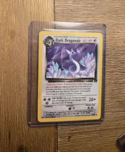 Dark Dragonair 33 Moderately Played 82 Team Rocket Pokemon Card TCG - Image 1