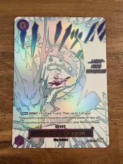 LIGHTNING DRAGON ALTERNATE ART OP15-077 ONE PIECE ENGLISH - Image 1