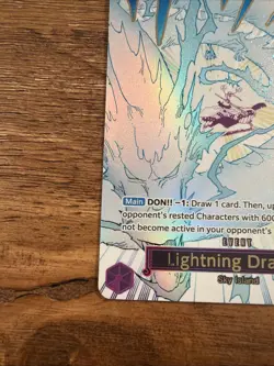 LIGHTNING DRAGON ALTERNATE ART OP15-077 ONE PIECE ENGLISH - Image 2