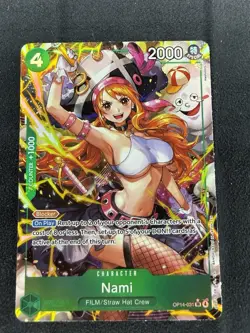 One Piece Nami OP14-031 Alt Art SR The Azure Sea’s Seven English NM MINT Clean - Image 2