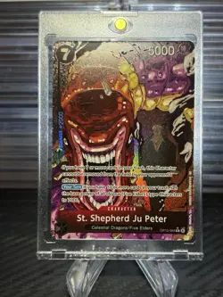 St. Shepherd JuPeter Alt Art OP13-084 Carrying On His Will One Piece TCG English - Image 1