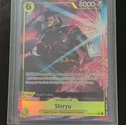 Shiryu OP16-108 SR Alt Art Holo English One Piece Card Game NM - Image 1