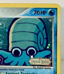 Omanyte 60/92 Legend Maker Stamped Holo Common Foil 2006 Pokemon TCG MP English - Image 4