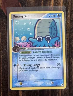 Pokemon Card TCG Omanyte 60/92 Legend Maker 2006 Common Non Holo Regular Vintage - Image 1
