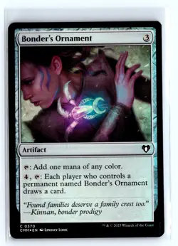 FOIL Bonder's Ornament Commander Masters - MTG Magic the Gathering Card - Image 1