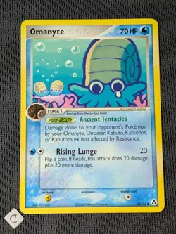 Omanyte 60/92 - Legend Maker Common Pokemon TCG NM - Image 1