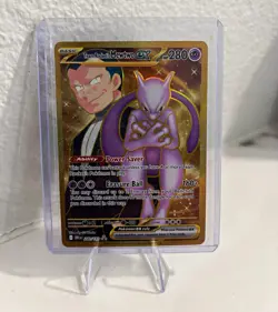 The Pokemon Company Pokemon TCG Team Rocket's Mewtwo ex 240/182 Hyper Rare - Image 1