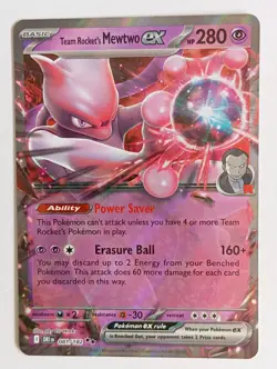 Team Rocket's Mewtwo ex - 081/182 - Destined Rivals Holo - Pokemon Card - NM/M - Image 1