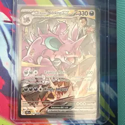 Pokemon TCG Team Rocket's Nidoking ex 233/182 Team Rocket Holo English - Image 1