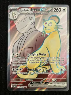 Pokemon TCG - Destined Rivals - Team Rocket’s Persian EX - 219/182 - Ultra Rare - Image 1