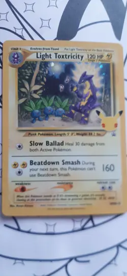 Light Toxtricity SWSH137 | 25th Celebrations Black Star Promo | Pokemon Card NM - Image 2