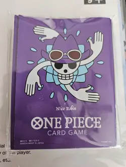 ONE PIECE Card Game Bandai Card Fest 70pcs Robin Premium Mat Vol 3 Sleeves New - Image 1