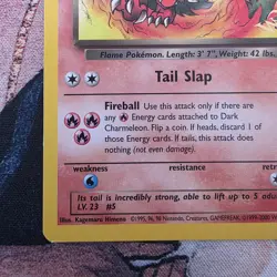 Pokemon Card - Dark Charmeleon - Team Rocket - W Stamp 32/82 WOTC LP-NM See Pics - Image 5
