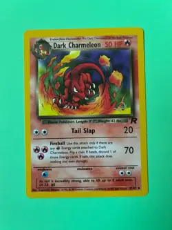 Pokemon Team Rocket Dark Charmeleon Gold W Stamp Kraft Giveaway Promo NM 32/82 - Image 1