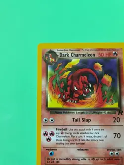 Pokemon Team Rocket Dark Charmeleon Gold W Stamp Kraft Giveaway Promo NM 32/82 - Image 2
