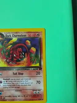 Pokemon Team Rocket Dark Charmeleon Gold W Stamp Kraft Giveaway Promo NM 32/82 - Image 3