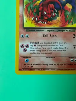Pokemon Team Rocket Dark Charmeleon Gold W Stamp Kraft Giveaway Promo NM 32/82 - Image 5