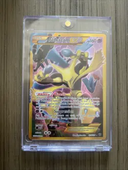 MINT 💎 Pokemon TCG Alakazam EX Fates Collide 125/124 Full Art Secret Rare Card - Image 1