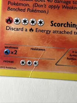 Pokemon TCG Charizard Legendary Treasures Holo Rare Card 19/113 | Slight Damage - Image 5