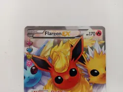 Pokemon Flareon EX Trading Card RC28/RC32 Generations Full Art Holo TCG TC1 - Image 2