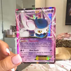 Meowstic EX Generations 37/83 Holo Ultra Rare Pokemon TCG English 2016 - Image 1