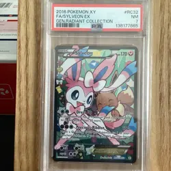 2016 Pokemon XY Generations Sylveon EX RC32/RC32 Radiant Coll Rare PSA 7 - Image 1