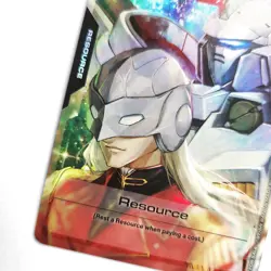 Gundam Card Game - RP-002 Zechs Merquise (Gundam Wing) Resource Promo - English - Image 3