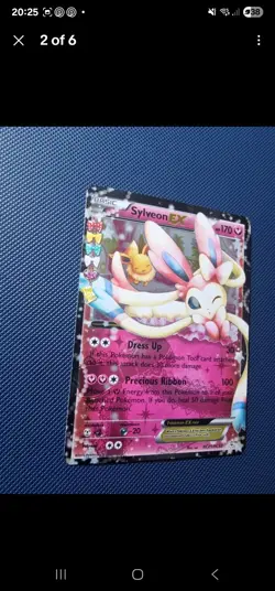 Pokemon TCG Sylveon EX Full Art RC21/RC32 Generations Radiant Collection - Image 2
