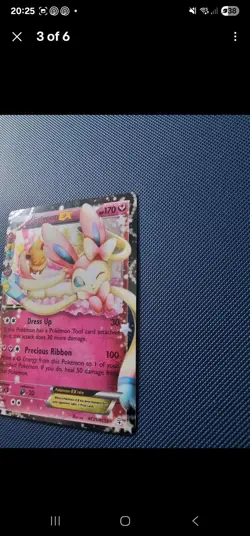 Pokemon TCG Sylveon EX Full Art RC21/RC32 Generations Radiant Collection - Image 3