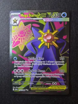 Pokemon Tcg - Mega Starmie EX FA Holo Ultra Rare 102/088 - Perfect Order - Image 1