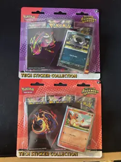 Pokemon TCG Ascended Heroes Tech Sticker Collection x2 Bundle SEALED - Image 1