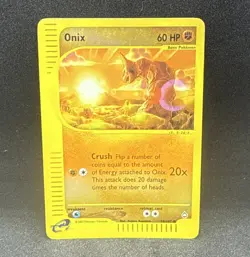 The Pokemon Company Onix 098/147 Aquapolis Reverse Holo Common English 60 HP - Image 1