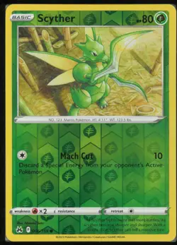 Scyther 006/159 Common Crown Zenith Pokemon Reverse Holo Near Mint - Image 1