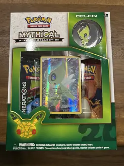 Pokemon TCG Generations Celebi Mythical Collection Box Sealed - Image 1