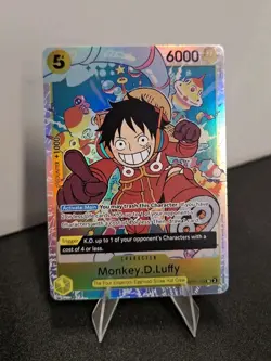 One Piece Monkey D Luffy OP07-109 500 Years In The Future English ERROR MISPRINT - Image 1