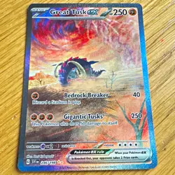 The Pokemon Company Great Tusk ex 246/198 SV01 Scarlet & Violet SIR Holo EN - Image 1